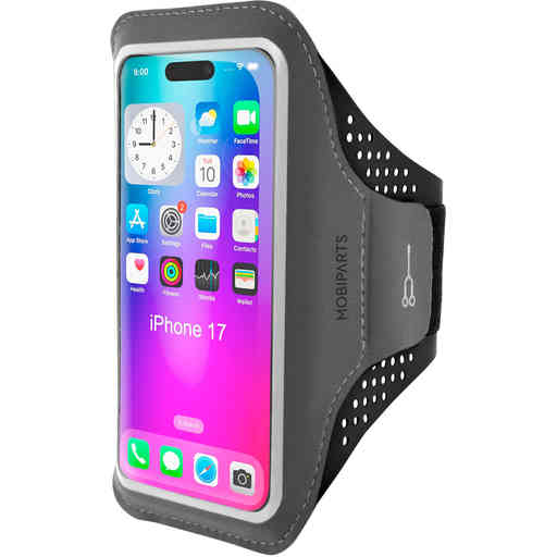 Mobiparts Comfort Fit Sport Armband Apple iPhone 17 Black
