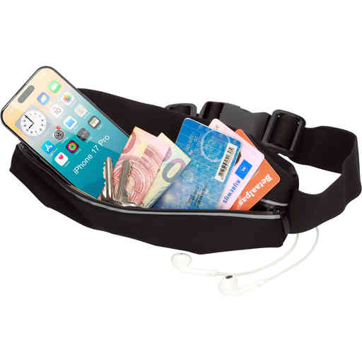 Mobiparts Comfort Fit Sport Belt Apple iPhone 17 Pro Black