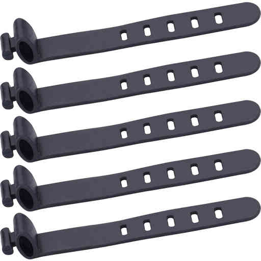Mobiparts Silicone Cable Straps (5-pack) Bulk