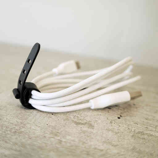 Mobiparts Silicone Cable Straps (5-pack) Bulk