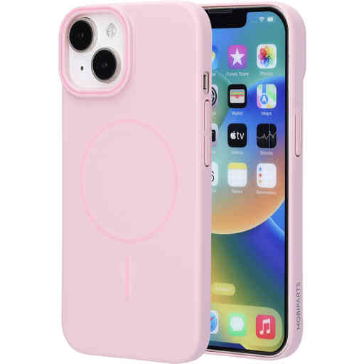 Mobiparts Slim Line Case Apple iPhone 15 (MagSafe Compatible) Blush Pink