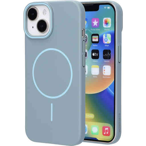 Mobiparts Slim Line Case Apple iPhone 15 (MagSafe Compatible) Sage Green