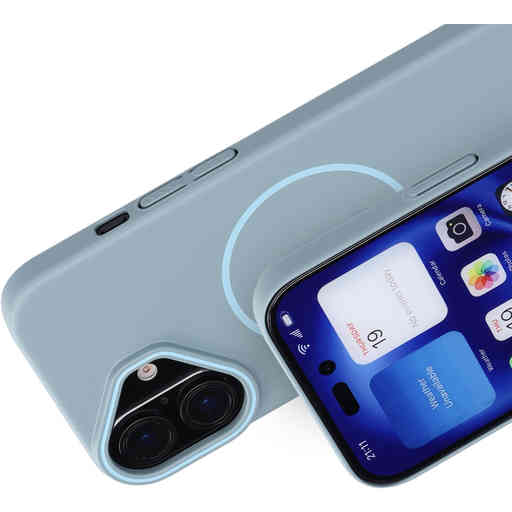 Mobiparts Slim Line Case Apple iPhone 16 (MagSafe Compatible) Sage Green