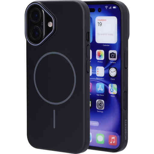 Mobiparts Slim Line Case Apple iPhone 16 (MagSafe Compatible) Onyx Black