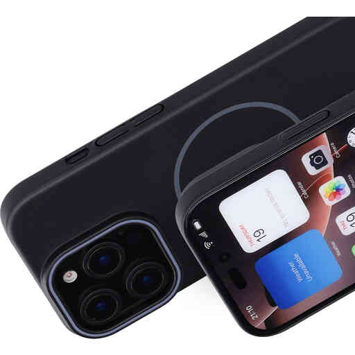 Mobiparts Slim Line Case Apple iPhone 16 Pro (MagSafe Compatible) Onyx Black