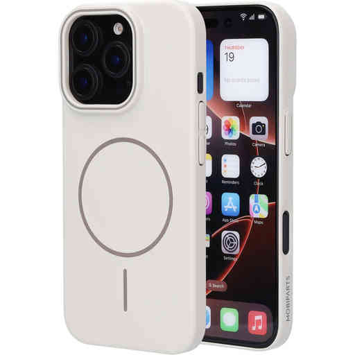 Mobiparts Slim Line Case Apple iPhone 16 Pro (MagSafe Compatible) Off White