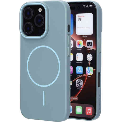 Mobiparts Slim Line Case Apple iPhone 16 Pro (MagSafe Compatible) Sage Green