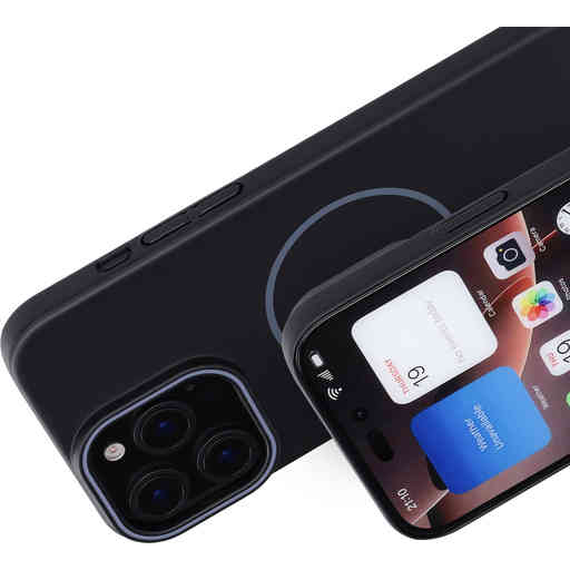 Mobiparts Slim Line Case Apple iPhone 16 Pro Max (MagSafe Compatible) Onyx Black