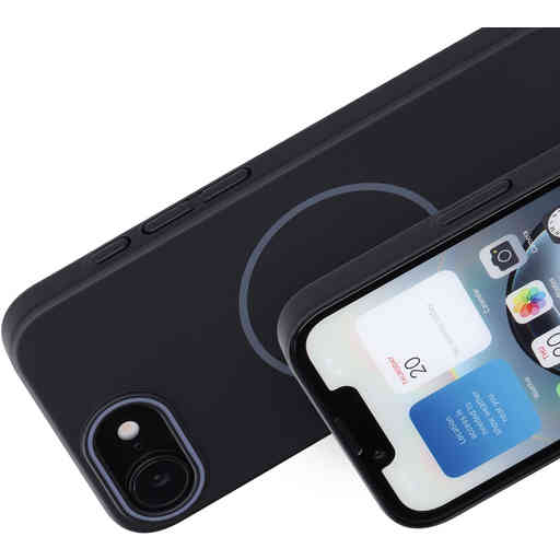 Mobiparts Slim Line Case Apple iPhone 16e (MagSafe Compatible) Onyx Black