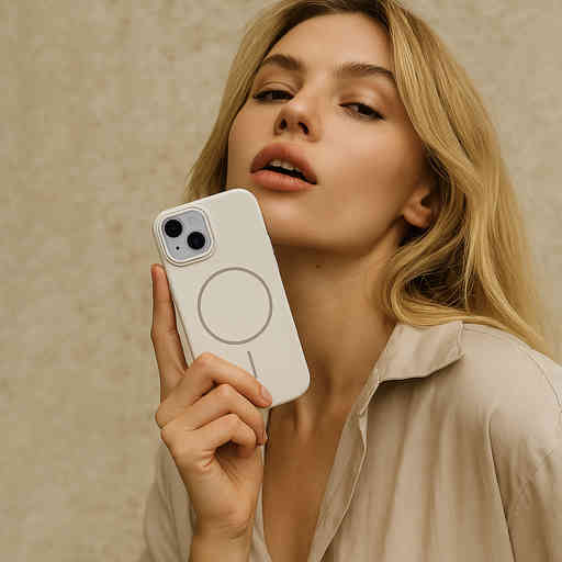 Mobiparts Slim Line Case Apple iPhone 16e (MagSafe Compatible) Off White