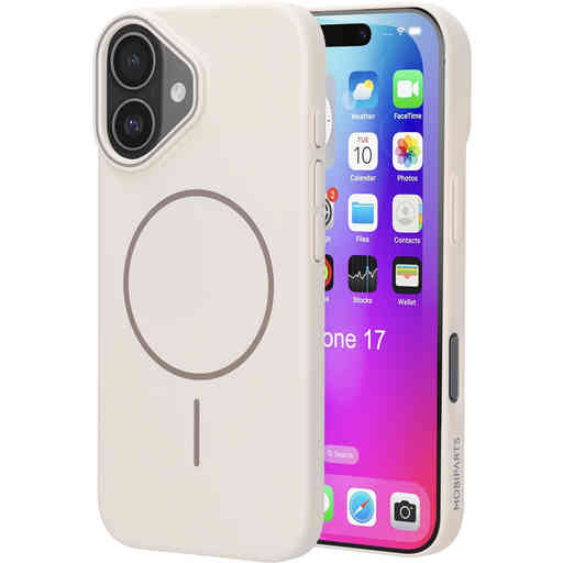 Mobiparts Slim Line Case Apple iPhone 17 (MagSafe Compatible) Off White