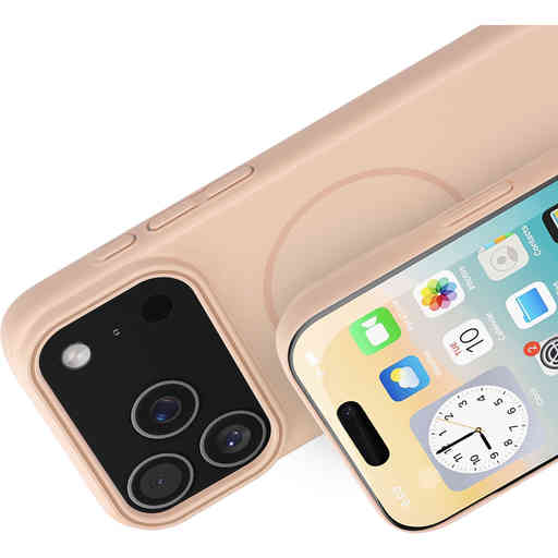 Mobiparts Slim Line Case Apple iPhone 17 Pro (MagSafe Compatible) Dune Sand