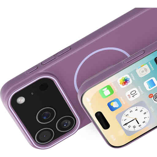 Mobiparts Slim Line Case Apple iPhone 17 Pro (MagSafe Compatible) Imperial Purple