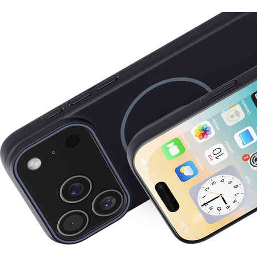 Mobiparts Slim Line Case Apple iPhone 17 Pro (MagSafe Compatible) Onyx Black