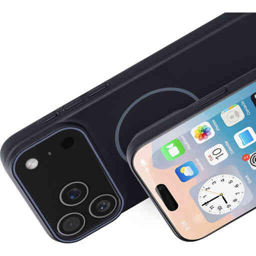 Mobiparts Slim Line Case Apple iPhone 17 Pro Max (MagSafe Compatible) Onyx Black