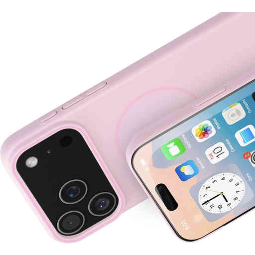 Mobiparts Slim Line Case Apple iPhone 17 Pro Max (MagSafe Compatible) Blush Pink