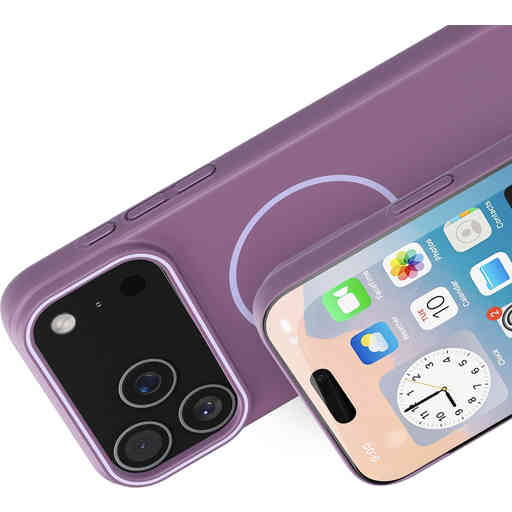 Mobiparts Slim Line Case Apple iPhone 17 Pro Max (MagSafe Compatible) Imperial Purple