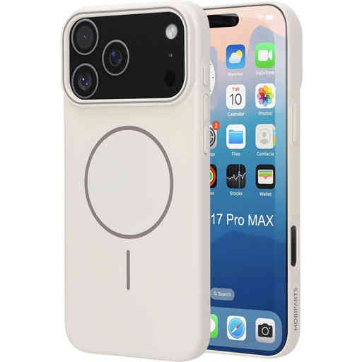 Mobiparts Slim Line Case Apple iPhone 17 Pro Max (MagSafe Compatible) Off White