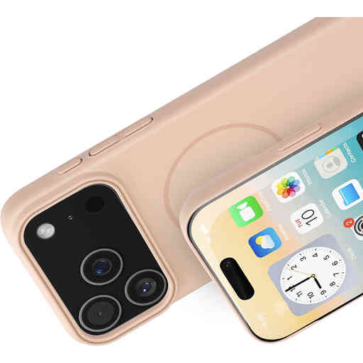 Mobiparts Slim Line Case Apple iPhone 17 Pro Max (MagSafe Compatible) Dune Sand