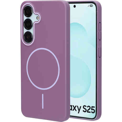 Mobiparts Slim Line Case Samsung Galaxy S25 (MagSafe Compatible) Imperial Purple