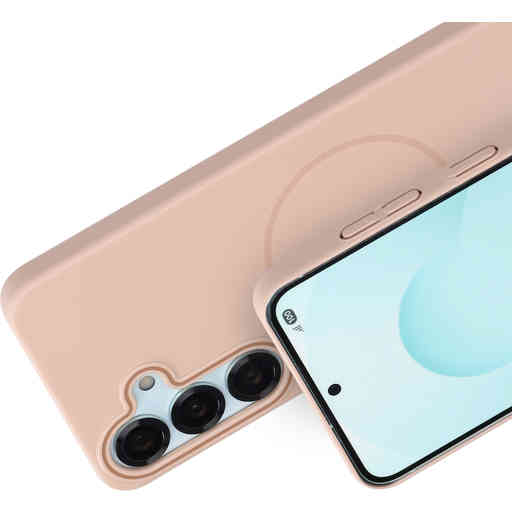 Mobiparts Slim Line Case Samsung Galaxy S25 (MagSafe Compatible) Dune Sand