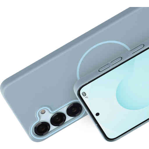 Mobiparts Slim Line Case Samsung Galaxy S25 (MagSafe Compatible) Sage Green