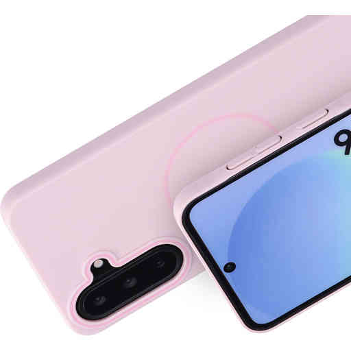 Mobiparts Slim Line Case Samsung Galaxy A36 (MagSafe Compatible) Blush Pink