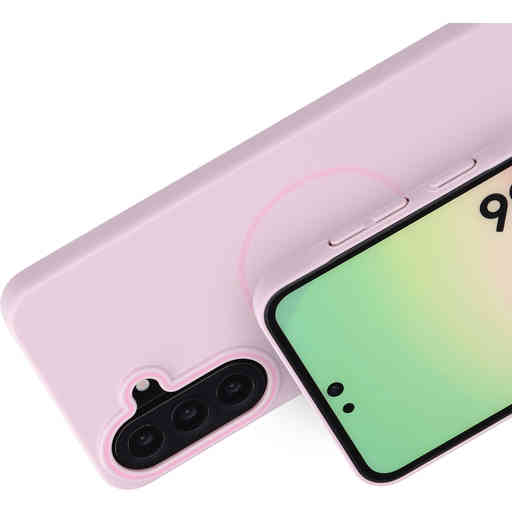Mobiparts Slim Line Case Samsung Galaxy A56 (MagSafe Compatible) Blush Pink