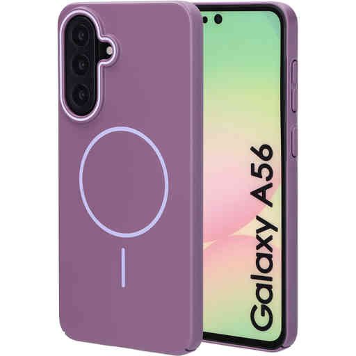 Mobiparts Slim Line Case Samsung Galaxy A56 (MagSafe Compatible) Imperial Purple