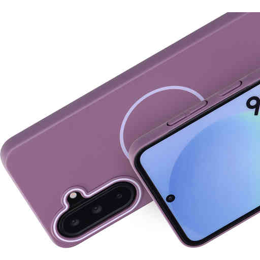 Mobiparts Slim Line Case Samsung Galaxy A36 (MagSafe Compatible) Imperial Purple