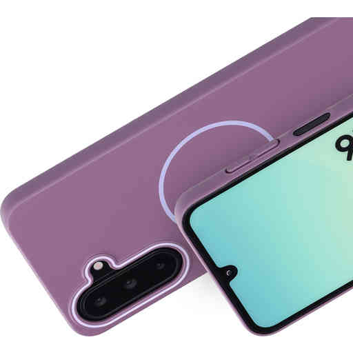 Mobiparts Slim Line Case Samsung Galaxy A26 (MagSafe Compatible) Imperial Purple