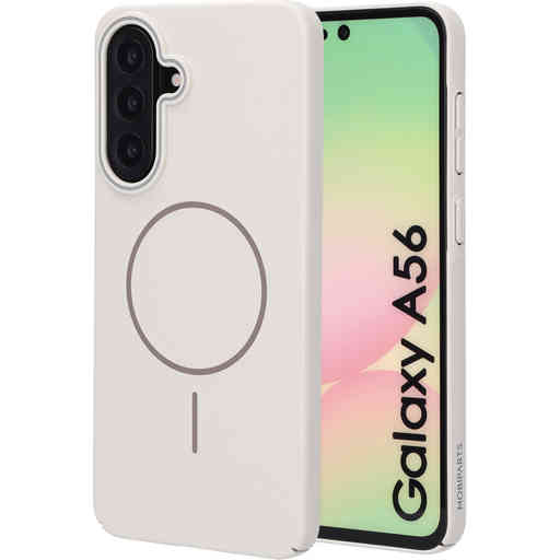 Mobiparts Slim Line Case Samsung Galaxy A56 (MagSafe Compatible) Off White