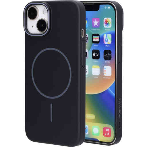 Mobiparts Slim Line Case Apple iPhone 14 (MagSafe Compatible) Onyx Black