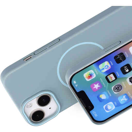 Mobiparts Slim Line Case Apple iPhone 14 (MagSafe Compatible) Sage Green