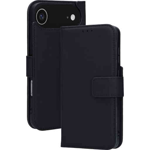 Mobiparts Leather Wallet Case Apple iPhone Air  Black (MagSafe Compatible)