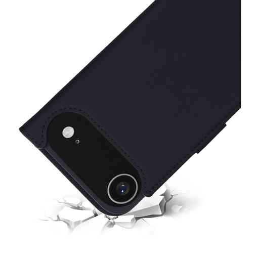 Mobiparts Leather Wallet Case Apple iPhone Air  Black (MagSafe Compatible)