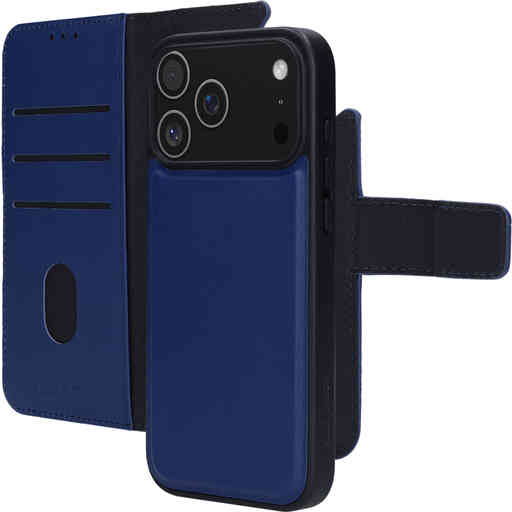 Mobiparts Leather 2 in 1 Wallet Case Apple iPhone 17 Pro Max Blue