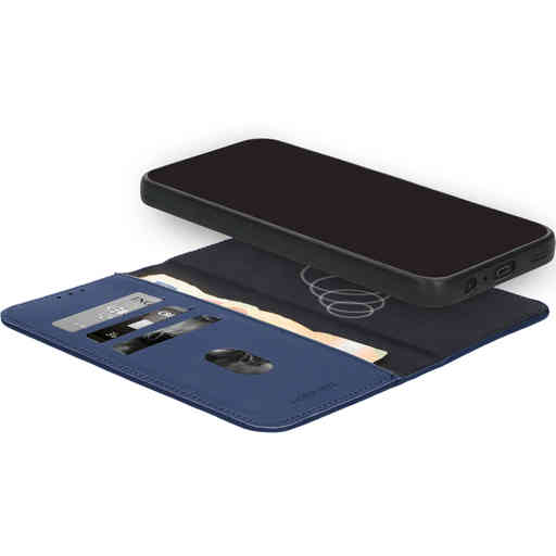 Mobiparts Leather 2 in 1 Wallet Case Apple iPhone 17 Pro Max Blue