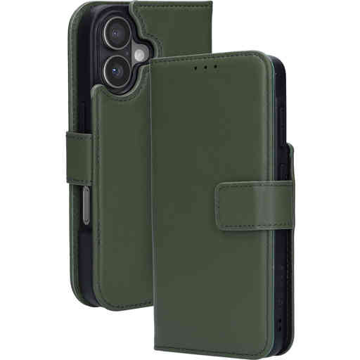 Mobiparts Leather 2 in 1 Wallet Case Apple iPhone 17 Green