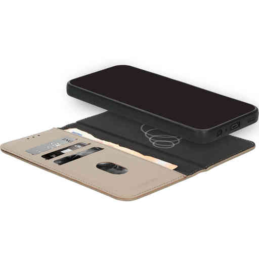 Mobiparts Leather 2 in 1 Wallet Case Apple iPhone 17 Pro Max Taupe