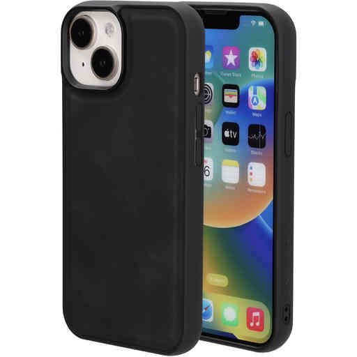 Mobiparts Classic  Backcover Apple iPhone 15/14/13 Graphite Black (MagSafe Compatible)