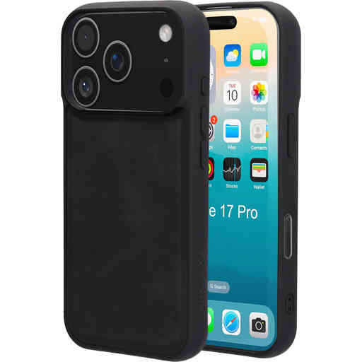Mobiparts Classic  Backcover Apple iPhone 17 Pro Graphite Black (MagSafe Compatible)