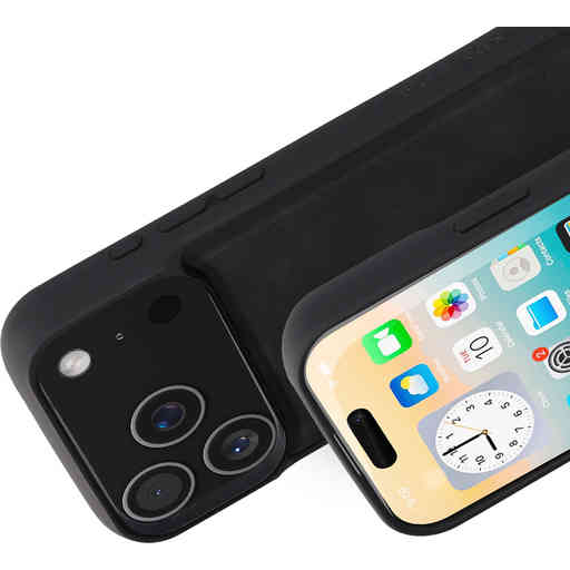 Mobiparts Classic  Backcover Apple iPhone 17 Pro Graphite Black (MagSafe Compatible)