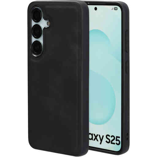 Mobiparts Classic  Backcover Samsung Galaxy S25 Graphite Black (MagSafe Compatible)