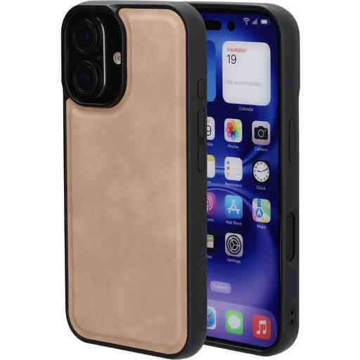 Mobiparts Classic  Backcover Apple iPhone 16 Moonstone Beige (MagSafe Compatible)