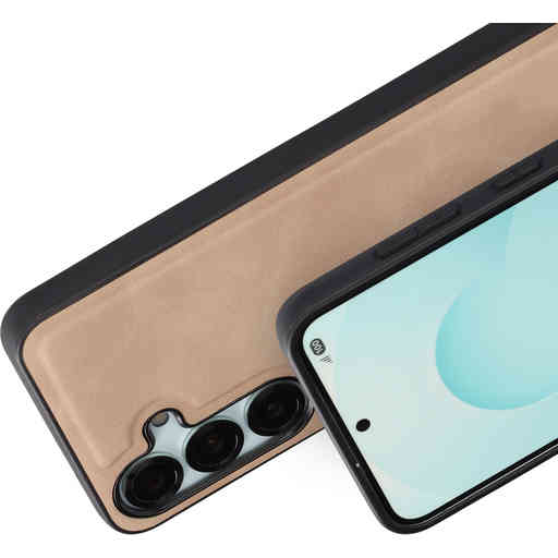 Mobiparts Classic  Backcover Samsung Galaxy S25 Moonstone Beige (MagSafe Compatible)