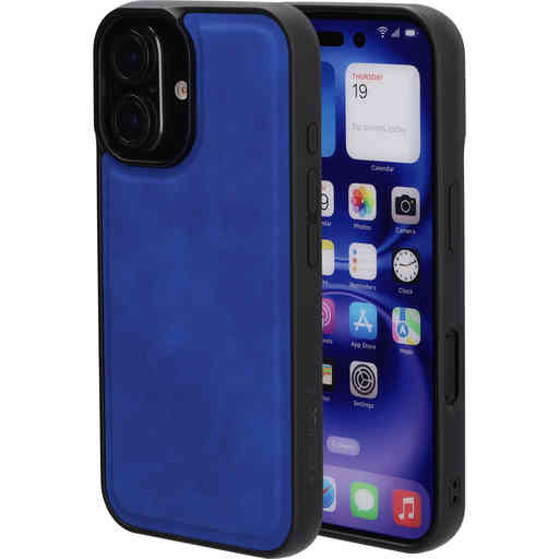 Mobiparts Classic  Backcover Apple iPhone 16 Sapphire Blue (MagSafe Compatible)
