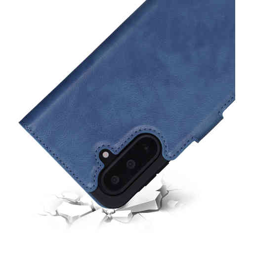 Mobiparts Classic Wallet Case Samsung Galaxy A17 Steel Blue