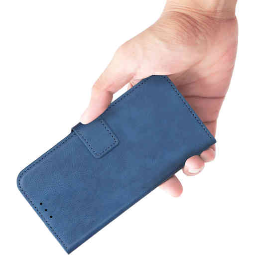 Mobiparts Classic Wallet Case Samsung Galaxy A17 Steel Blue