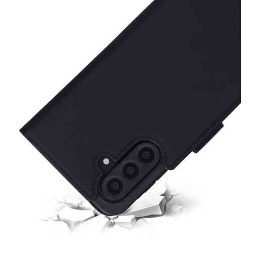 Mobiparts Leather Wallet Case Samsung Galaxy A17 Black